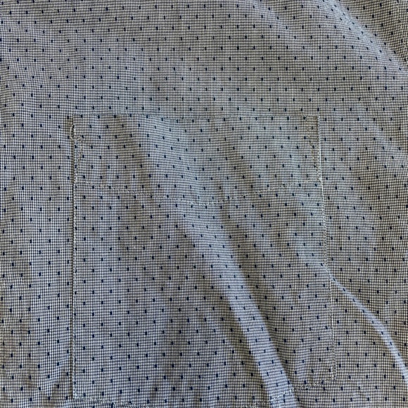 Van Heusen Originals Men’s Classic Fit Long‑Sleeve Micro‑Print Dress Shirt - M - Picture 3 of 7